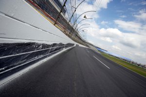 Motor speedway straight away